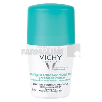 Vichy Deodorant roll-on antiperspirant cu parfum 50 ml ieftin