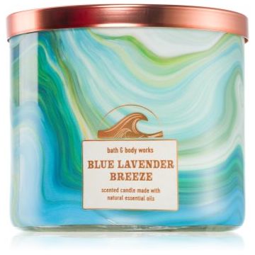 Bath & Body Works Blue Lavender Breeze lumânare parfumată de firma original