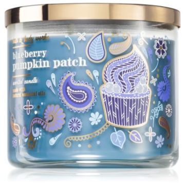 Bath & Body Works Blueberry Pumpkin lumânare parfumată de firma original