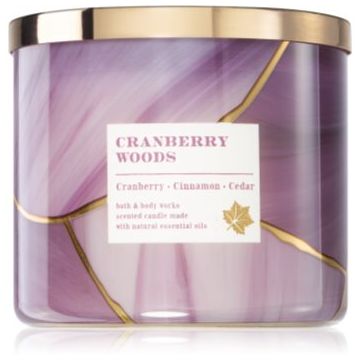 Bath & Body Works Cranberry Woods lumânare parfumată de firma original