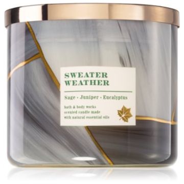 Bath & Body Works Sweater Weather lumânare parfumată ieftin