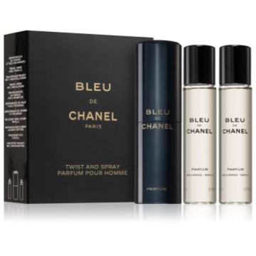 Chanel Bleu de Chanel parfum + refill pentru bărbați de firma original