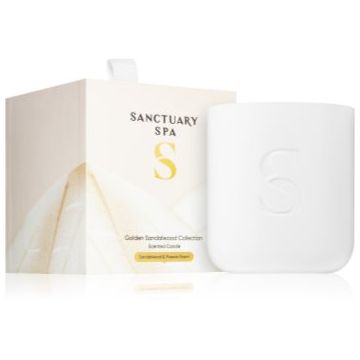 Sanctuary Spa Golden Sandalwood lumânare parfumată ieftin