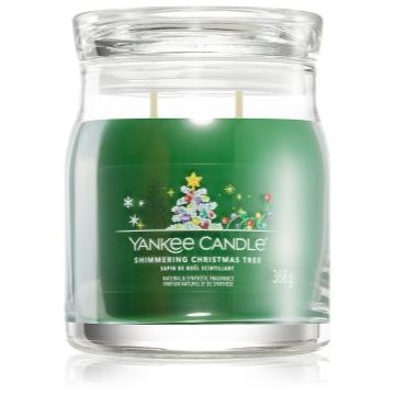 Yankee Candle Shimmering Christmas Tree lumânare parfumată Signature