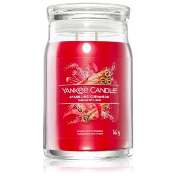 Yankee Candle Sparkling Cinnamon lumânare parfumată