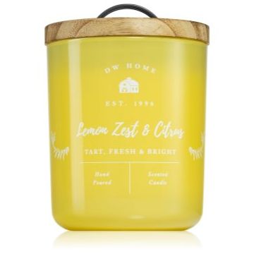 DW Home Farmhouse Lemon Zest & Citrus lumânare parfumată