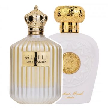 Pachet 2 parfumuri best seller, Opulent Musk 100 ml si I Am The Queen 100 ml