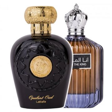 Pachet 2 parfumuri, Opulent Oud 100 ml si I Am The King 100 ml