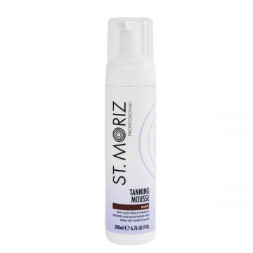 Spuma Profesionala Autobronzanta - St.Moriz Professional Tanning Mousse Dark, 200 ml ieftina