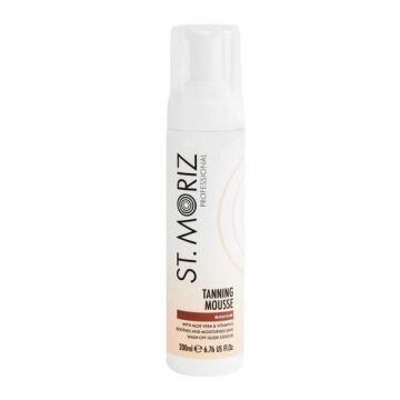 Spuma Profesionala Autobronzanta - St.Moriz Professional Tanning Mousse Medium, 200 ml ieftina