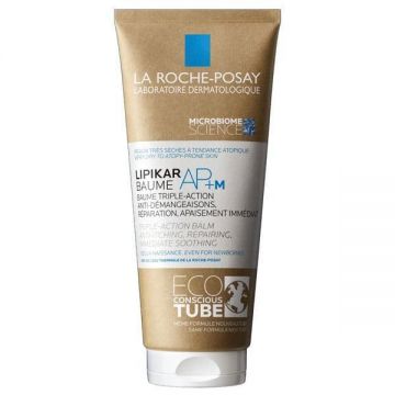 Balsam reparator cu tripla actiune La Roche Posay Lipikar Baume AP+M pentru piele cu tendinta atopica, 200 ml