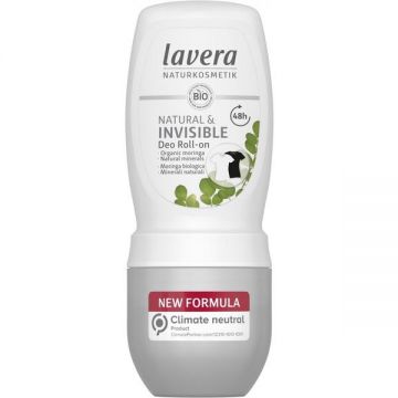 Deodorant Roll-On BIO Natural & Invisible 48h Lavera, 50 ml ieftin