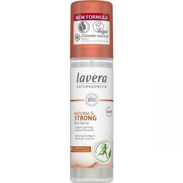 Deodorant Spray Bio Natural & Strong 48h Lavera, 75 ml