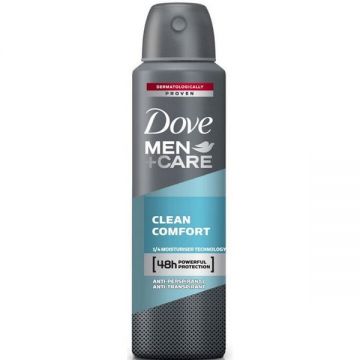 Deodorant Spray Antiperspirant pentru Barbati - Dove Men+Care Clean Comfort, 150 ml de firma original