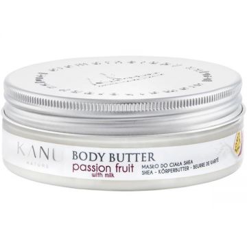 Unt de Corp cu Fructul Pasiunii - KANU Nature Body Butter Passion Fruit with Milk, 50 g