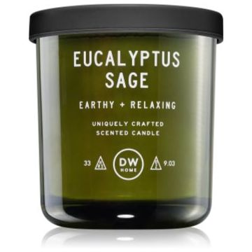 DW Home Text Eucalyptus Sage lumânare parfumată