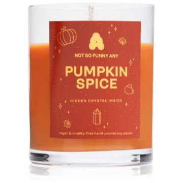 Not So Funny Any Crystal Candle Pumpkin Spice lumânare cu cristale