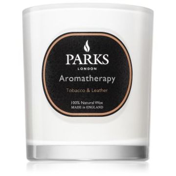 Parks London Aromatherapy Tobacco & Leather lumânare parfumată de firma original