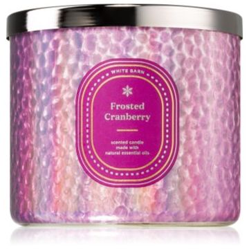 Bath & Body Works Frosted Cranberry lumânare parfumată de firma original