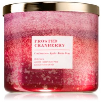 Bath & Body Works Frosted Cranberry lumânare parfumată de firma original