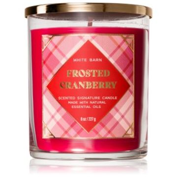 Bath & Body Works Frosted Cranberry lumânare parfumată ieftin