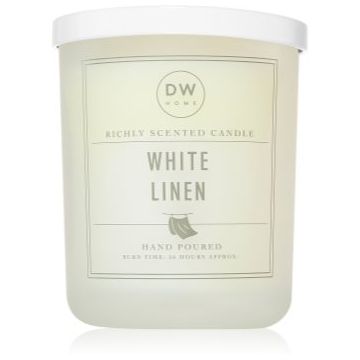 DW Home Signature White Linen lumânare parfumată ieftin