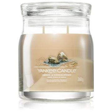 Yankee Candle Amber & Sandalwood lumânare parfumată de firma original