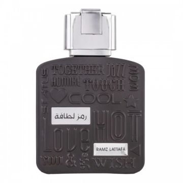 Apa de Parfum Ramz Lattafa Silver Lattafa Barbati - 100ml ieftin