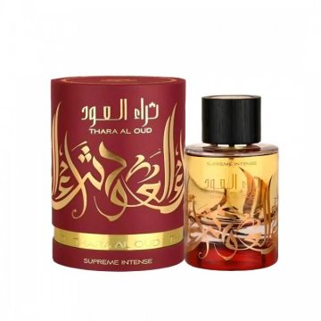 Apa de Parfum Thara Al Oud Supreme Intense Ard Al Zaafaran Unisex - 100ml de firma original