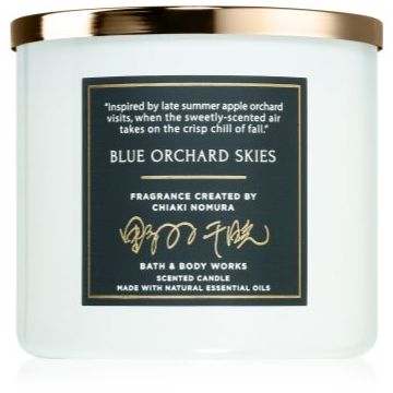 Bath & Body Works Blue Orchard Skies lumânare parfumată de firma original