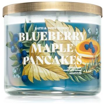 Bath & Body Works Blueberry Maple Pancakes lumânare parfumată de firma original