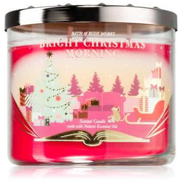 Bath & Body Works Bright Christmas Morning lumânare parfumată de firma original