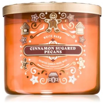 Bath & Body Works Cinnamon Sugared Pecans lumânare parfumată de firma original