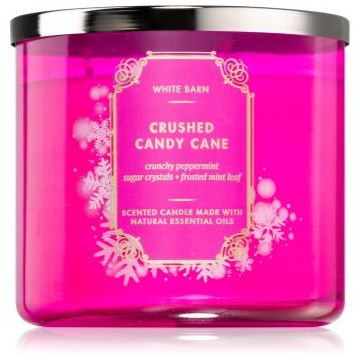 Bath & Body Works Crushed Candy Cane lumânare parfumată de firma original