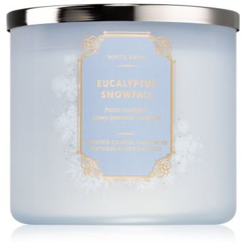 Bath & Body Works Eucalyptus Snowfall lumânare parfumată de firma original