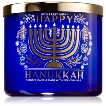 Bath & Body Works Happy Hanukkah lumânare parfumată de firma original