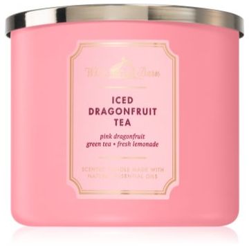 Bath & Body Works Iced Dragonfruit Tea lumânare parfumată III. de firma original