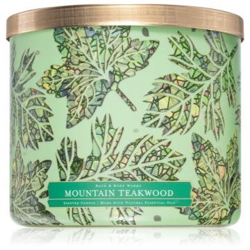 Bath & Body Works Mountain Teakwood lumânare parfumată de firma original