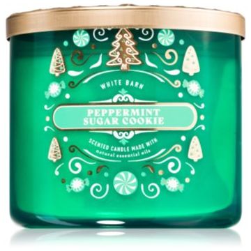 Bath & Body Works Peppermint Sugar Cookie lumânare parfumată ieftin