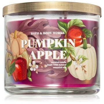 Bath & Body Works Pumpkin Apple lumânare parfumată de firma original