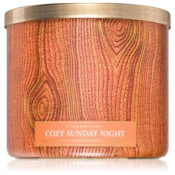 Bath & Body Works Cozy Sunday Night lumânare parfumată