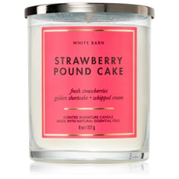 Bath & Body Works Strawberry Pound Cake lumânare parfumată ieftin