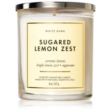 Bath & Body Works Sugared Lemon Zest lumânare parfumată de firma original