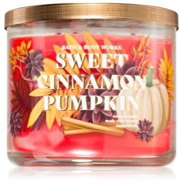 Bath & Body Works Sweet Cinnamon Pumpkin lumânare parfumată de firma original