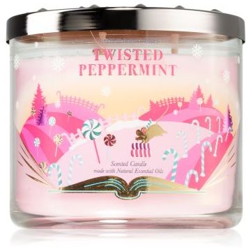 Bath & Body Works Twisted Peppermint lumânare parfumată de firma original