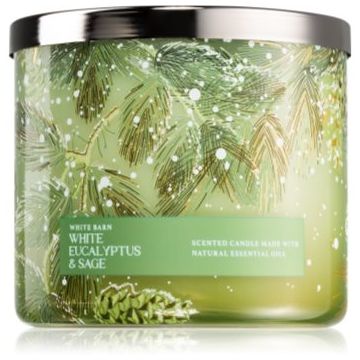 Bath & Body Works White Eucalyptus & Sage lumânare parfumată ieftin