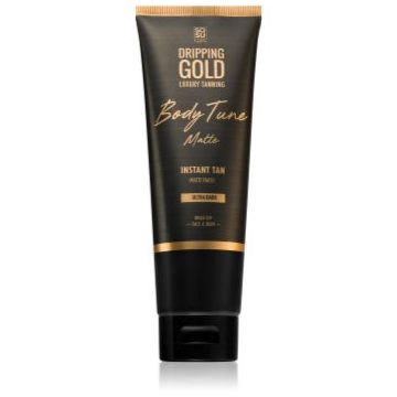 Dripping Gold Luxury Tanning Body Tune lotiune autobronzanta pentru corp si fata cu efect imediat