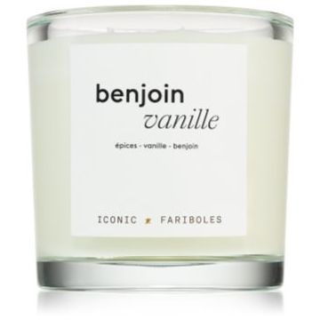 FARIBOLES Iconic Benzoin Vanilla lumânare parfumată de firma original