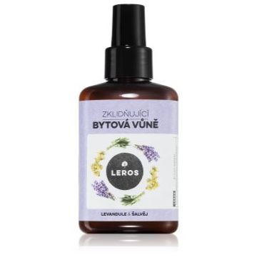 Leros Home perfume lavender & sage spray pentru camera de firma original