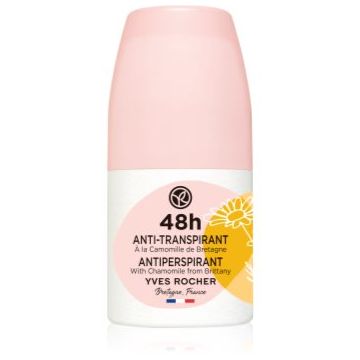 Yves Rocher 48 H deodorant roll-on antiperspirant cu musetel ieftin